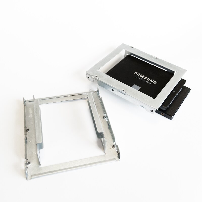 DIY hard disk expansion bracket HDD 3.5 NAS 4 disk External racks support power supply transparent acrylic rack: 2.5 to 3.5 bracket