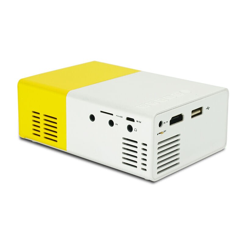 Audio Portable Projector Home Media Video player Mini Pocket LED Projector 1080P AV HDMI Multimedia Home Theater Cinema