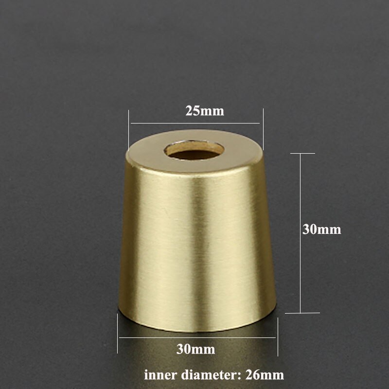 1 stück Gold Zink-legierung Kabinett Bein Abdeckung Durcheinander Farbe Stuhl füße Schutz Sofa Bein Rohr Metall Tasse Möbel Bein aderendhülsen