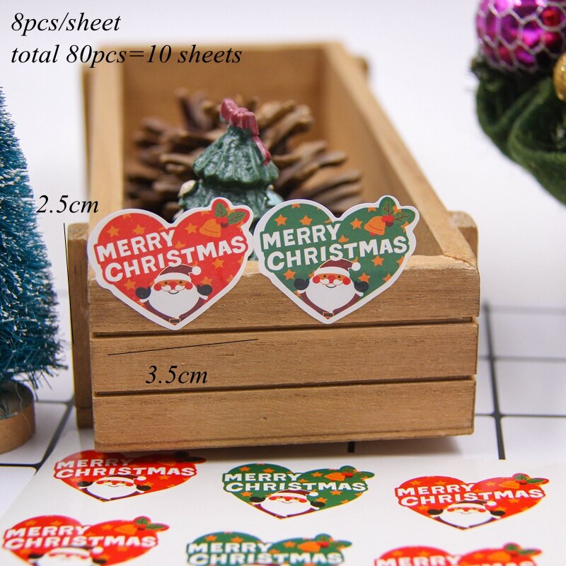 60 stuks bedanklabels stickers labels 4 stijlen feest/bruiloft bedankjes doos tas plakboek gasten inpakbenodigdheden: 80 stuks type m