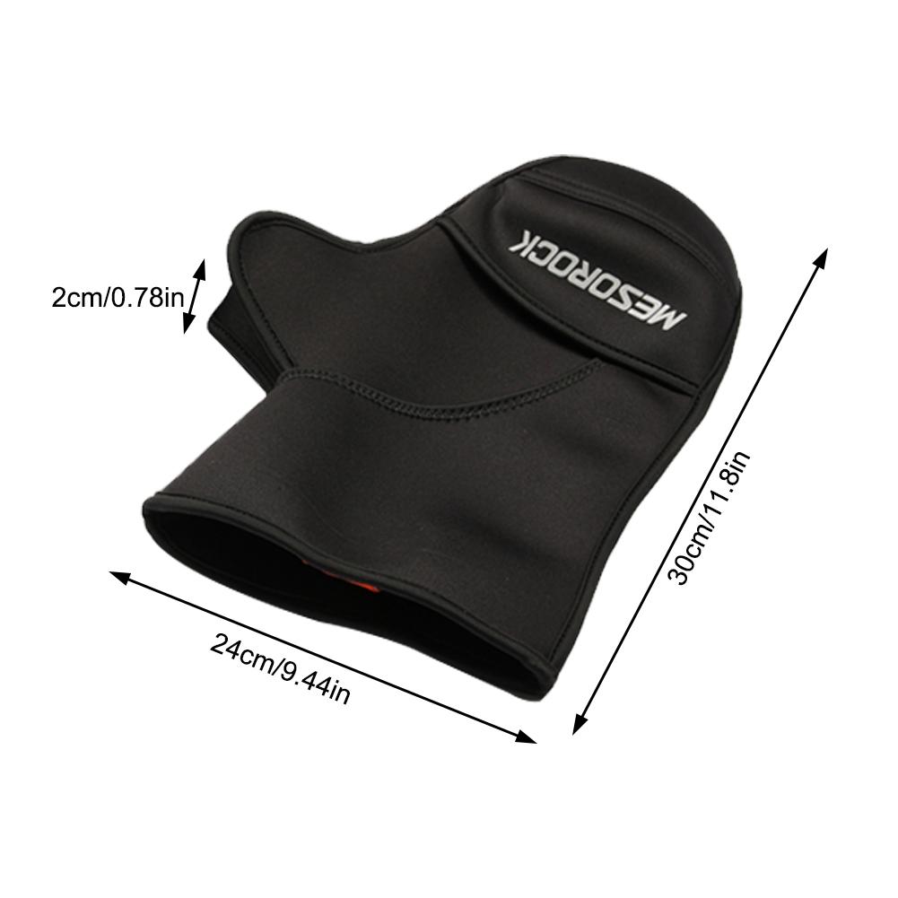 Motorcycle Handlebar Mittens Gloves Neoprene Grip Grandado