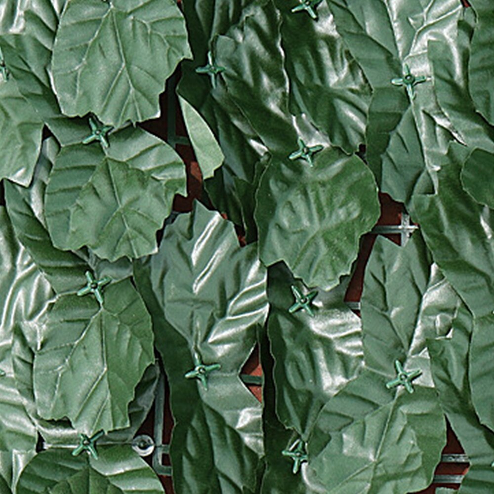 Kunstige hæk blade faux lvy leaf privatliv hegn skærm til have dekoration 0.5 x 1m baghegn hegn mesh altan haven hegn: 4