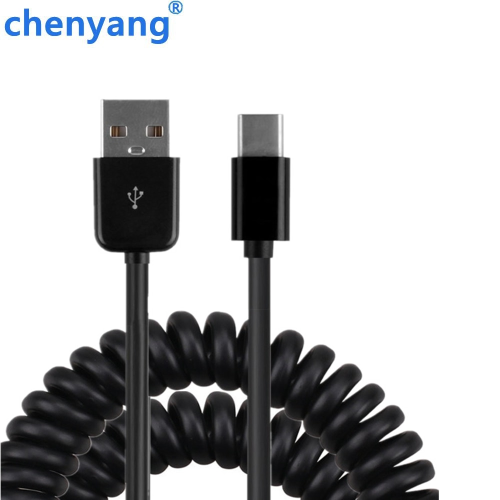 USB 3.1 USB-C Typ C Frühjahr Kabel 5 V 2A Schnellladung strecken Kabel 2