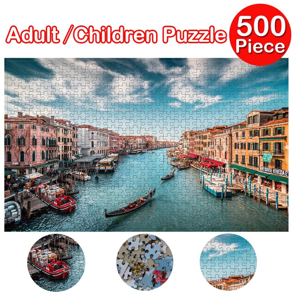 500 Piece Large Puzzle Game Adults Puzzles for children Interesting Toys brinquedos jigsaw puzzle игрушки для девочек: D