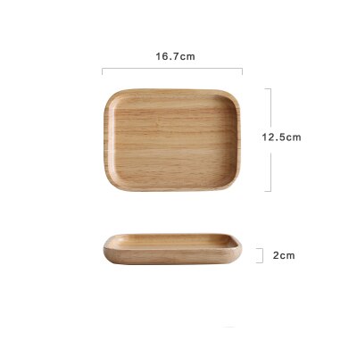 Japan te serveringsbricka trä eftermiddagssnacks tårta serveringsfat desserter ek mat arrangör café kinesiskt teservis tillbehör: 16.7 x 12.5cm