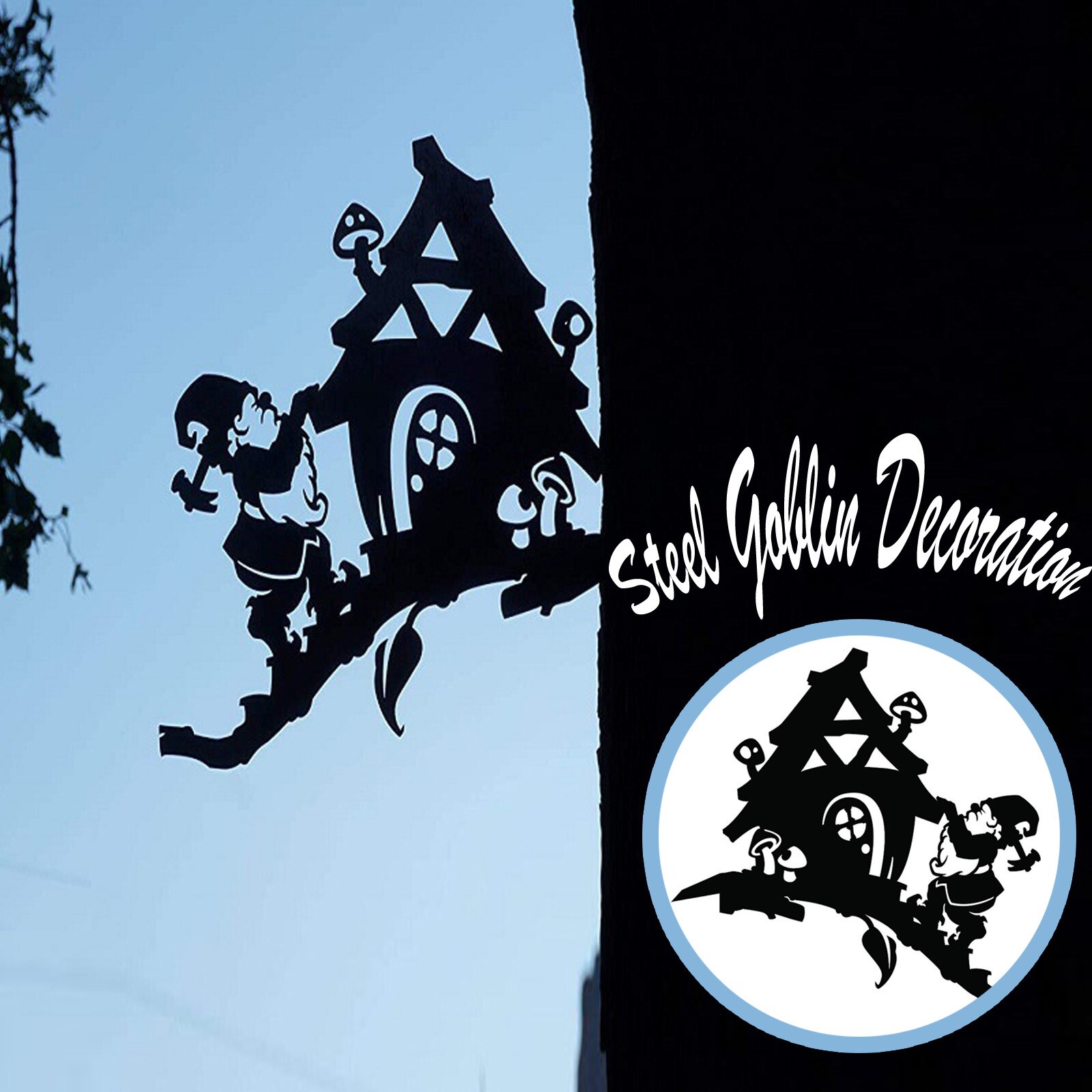 Garden Decoration Sign Art Simulation Eagle Santa Bird Outdoor Metal Garden Branch Home Decoration Garden Statues tuin decoratie