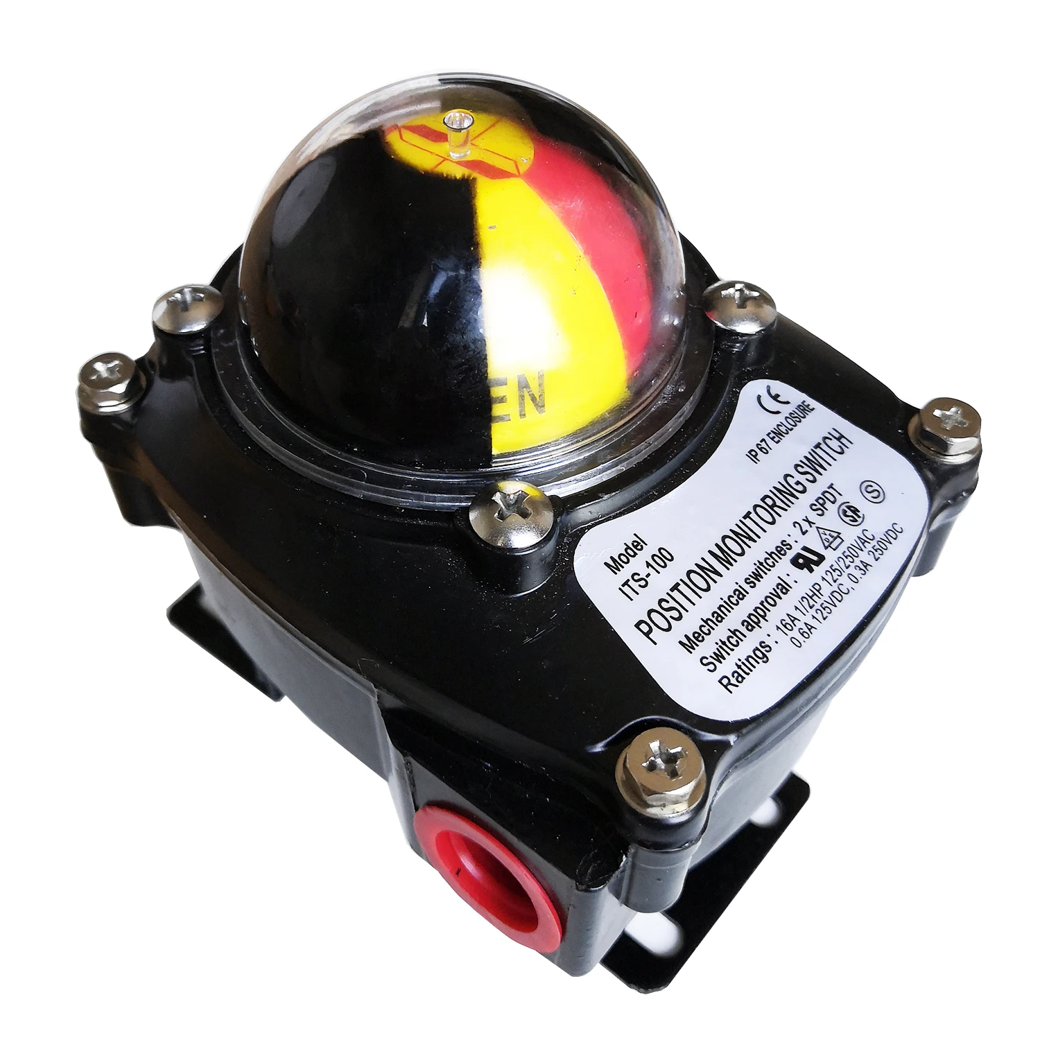 ITS100 Mechanical Valve Limit Switch Position Monitoring Switch Valve Position Indicator Pneumatic Actuator 2XSPDT 125/250VAC