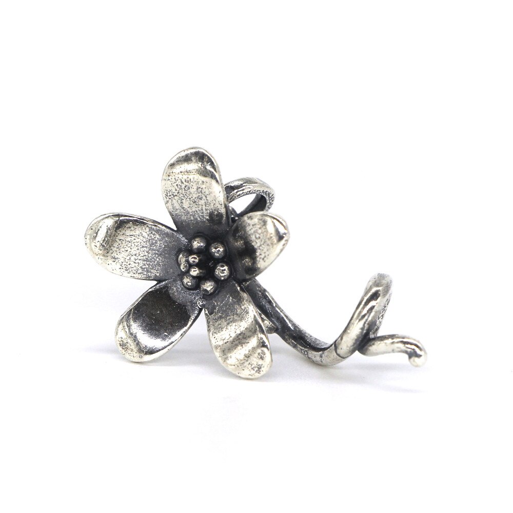 Mistel Schmuck Echte 925 Sterling Silber Blume Troll Anemone Anhänger Nur passen Troll Armbinde Nicht passen Pfanne Armbinde