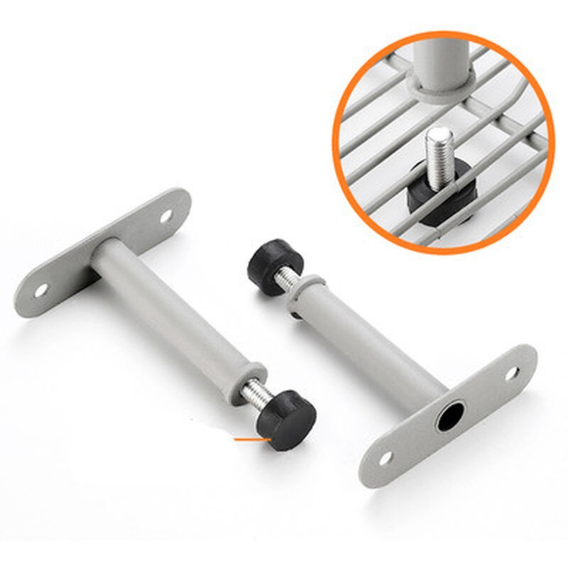 hanging basket Metal Table Bottom Shelf for plug socket Storage rack holder Home Office Desk Cable Wire Organizer