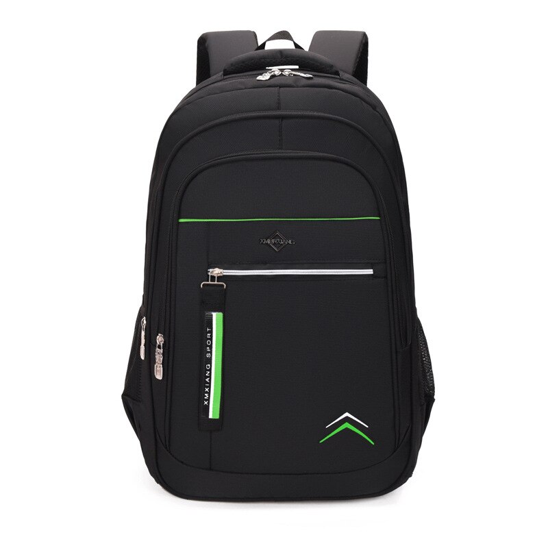 University Student School Backpack Men Large Capacity High School Bags for Teenage Boys Casual 2022: Green