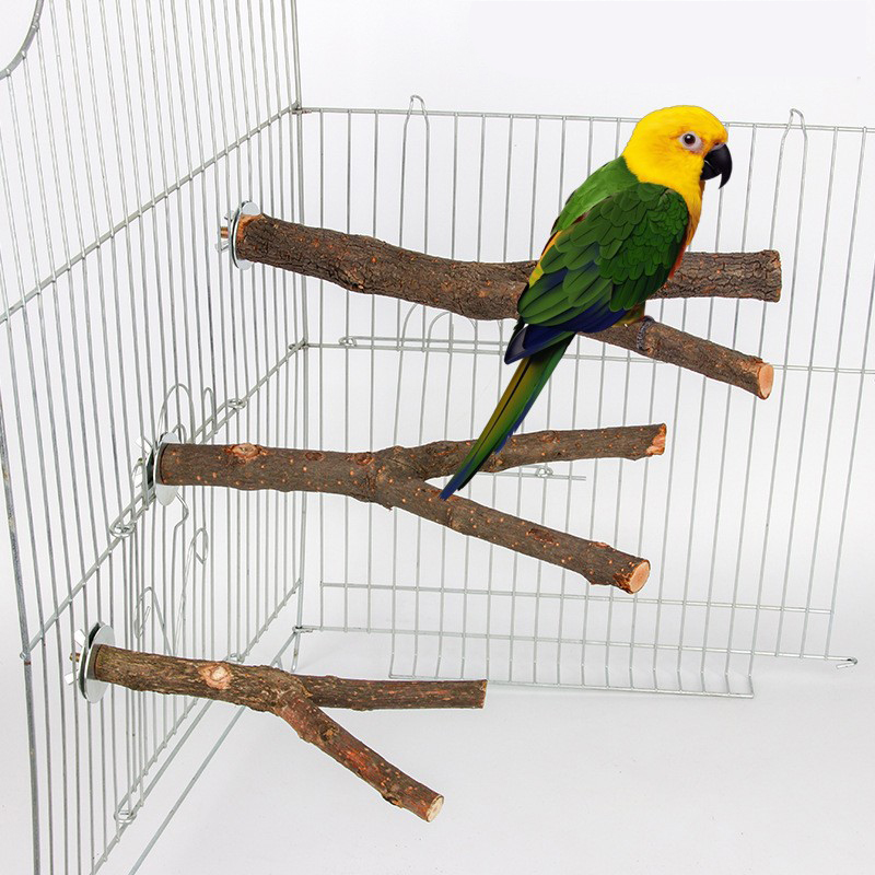 Accesorios Para pájaros, palos Para jaula de pájaros, soporte de madera, perchas de rama de árbol, Asesorips Para Aves Vogel Stokjes, 15/20/30cm, 1 Uds.