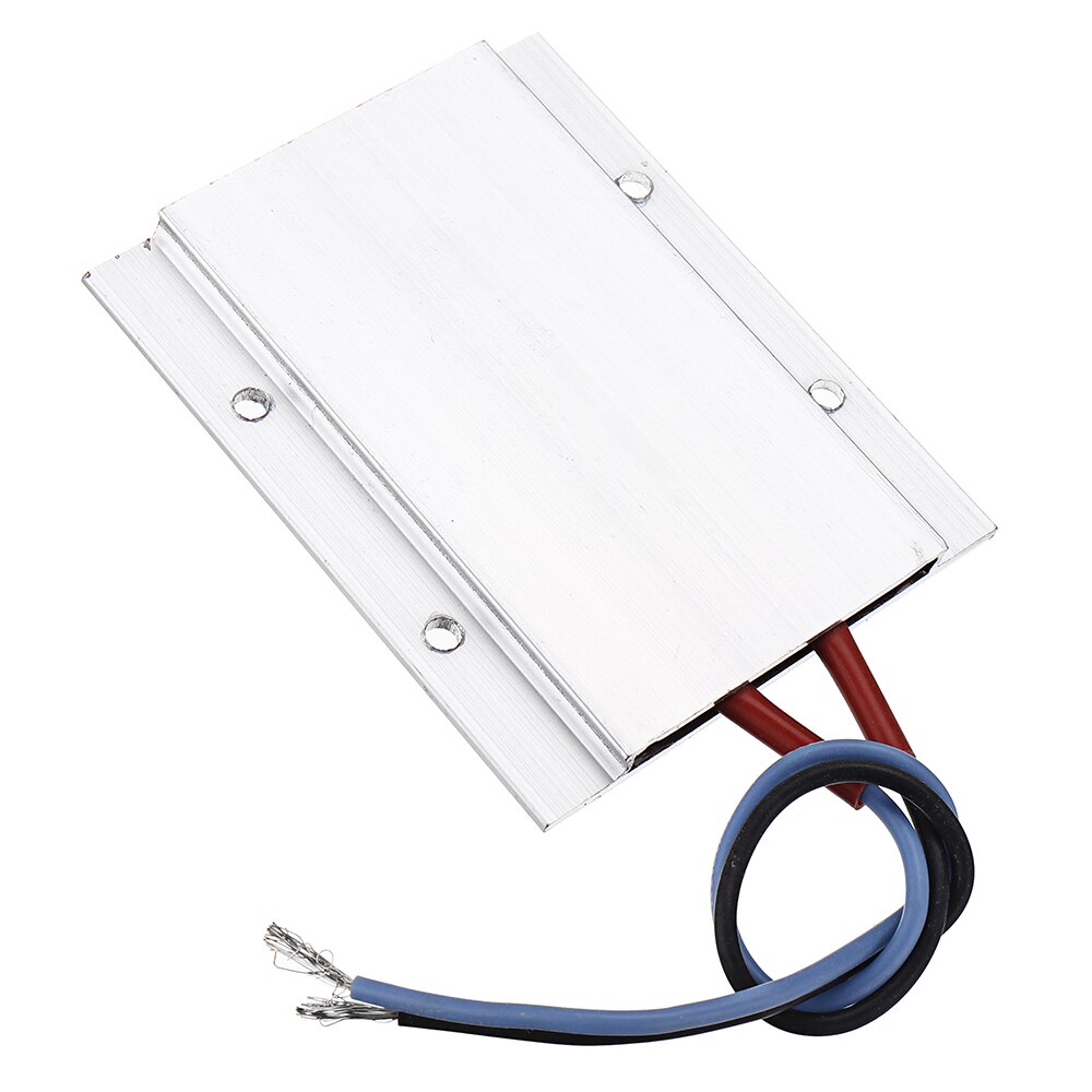 60/80/100/120/150 Graden Constante Temperatuur Keramische Aluminium Heater Ptc Verwarming Plaat Element Shell Thermistor 77*62Mm 220V