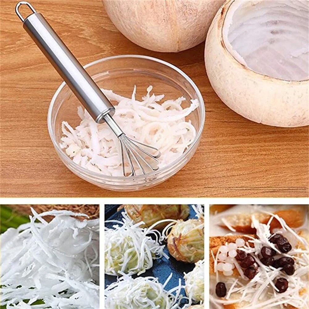Big 1/2pcs Multifunctional Coconut Meat Grinder Coconuts Scraper Collecting Coconut Meat Tool Kitchen Gadgets