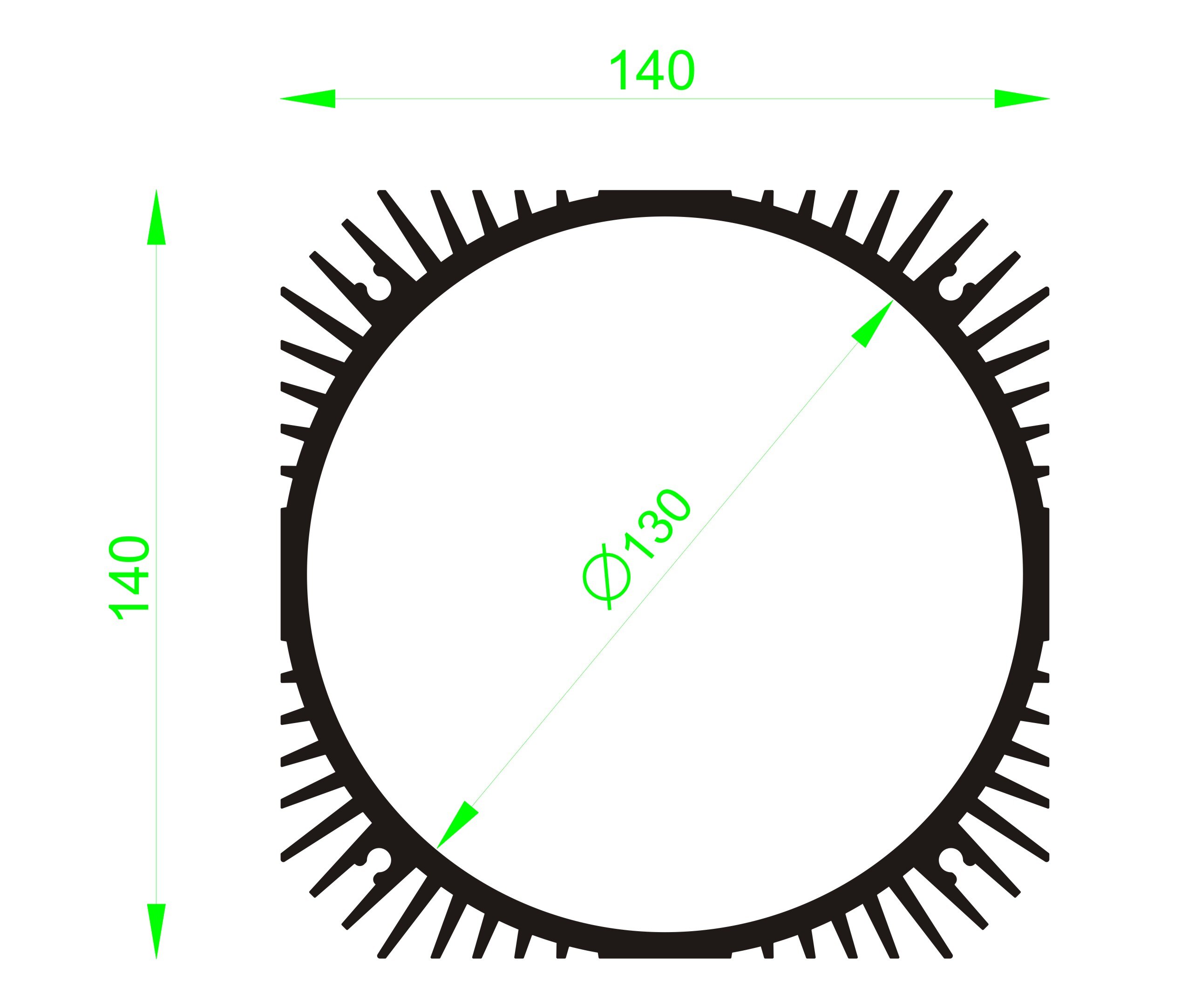 1pcs 140X140X83mm full aluminum alloy transformer cover shield cover