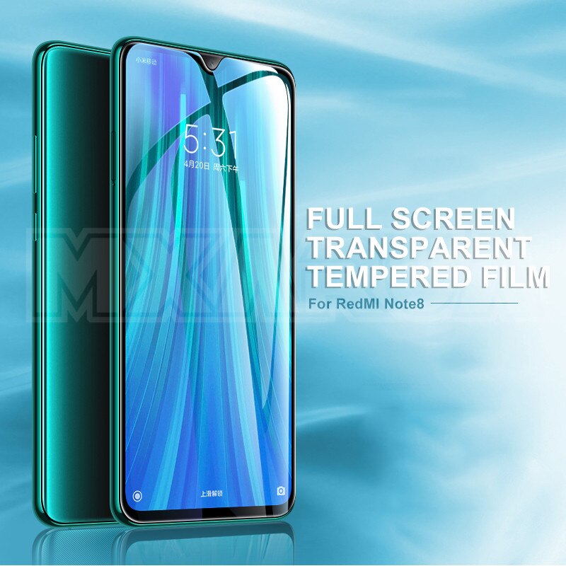 9D de vidrio Protector para Xiaomi Redmi Nota 8T 8 7 6 Pro templado Protector de pantalla Redmi 8 8A 7 7A 6 6A K20 K30 película de vidrio de seguridad