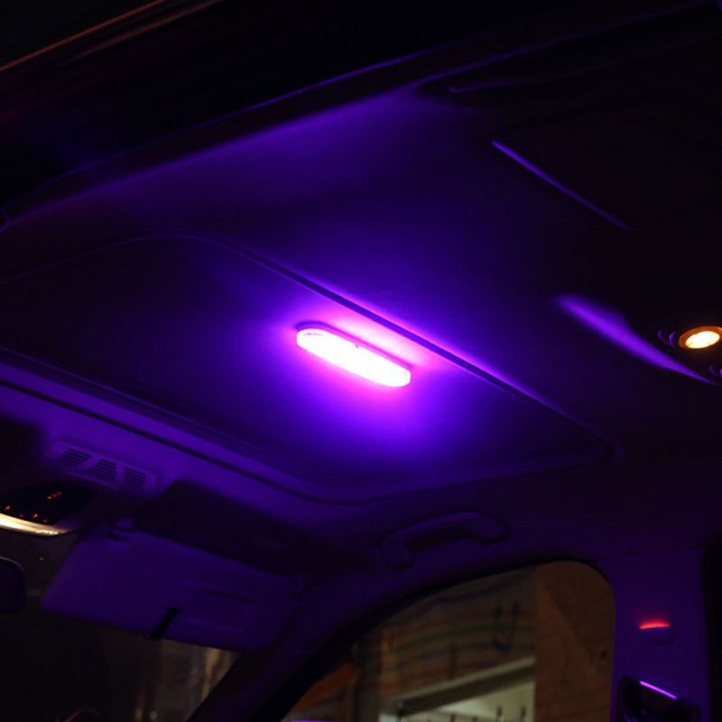 Universal bil interiør lys usb oppladbart leselys magnetisk led bil styling nattlys