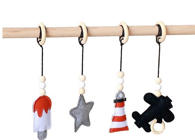 New Arrival dziecko drewniane aktywność siłownia zagraj w przedszkole Sensory Ring-Pull zabawka Fitness rama wystrój pokoju wieszak na ubrania zabawki dla dzieci: 19