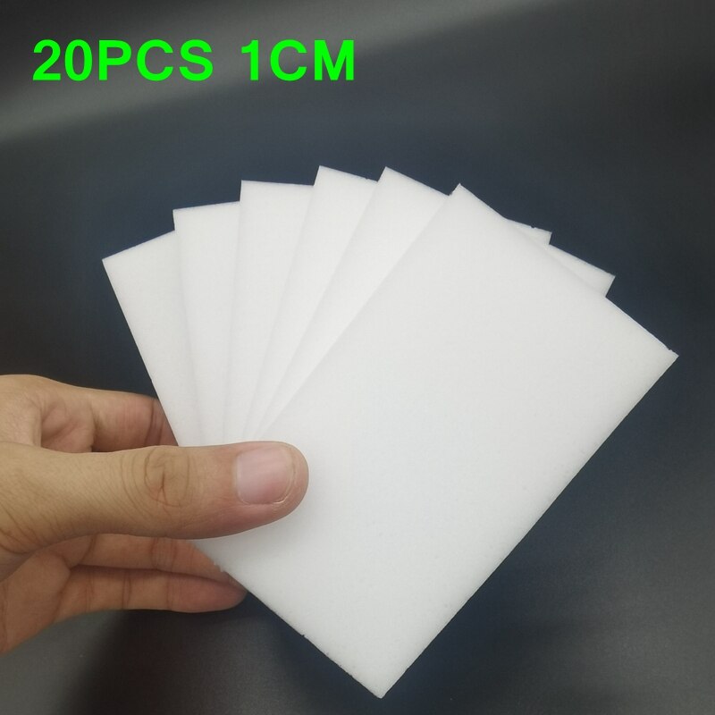 1 stück 100 x60x 100mm Melamin Schwamm Schwamm Hohe Dichte Radiergummi Hause Reiniger Reinigung Schwämme für gericht Küche: 20Stck