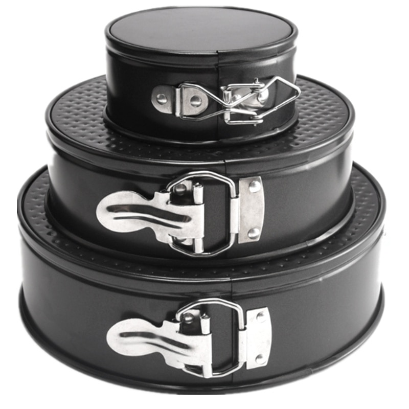 Goldbaking leakproof springform bolo pan antiaderente cheesecake molde removível fundo bolo pan 4/7/9/10 Polegada