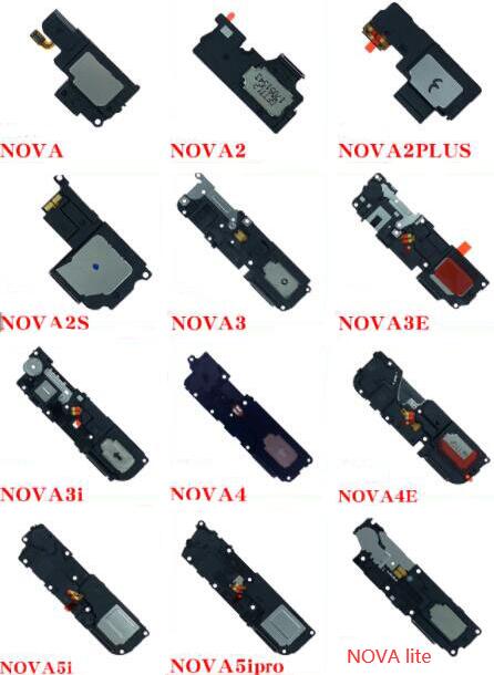 For Huawei NOVA 2 2S 3 3E 3i 4 4E 5i pro plus Lite loud speaker buzzer ringer loudspeaker modules With Flex cable