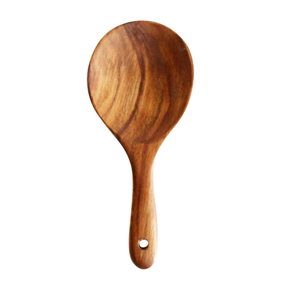 Wooden Spatula Scoop Colander Cooking Utensil Set Kitchen Supplies Cooking Tools Non-stick Hand Wok Shovel Kitchen Tools: NO.8