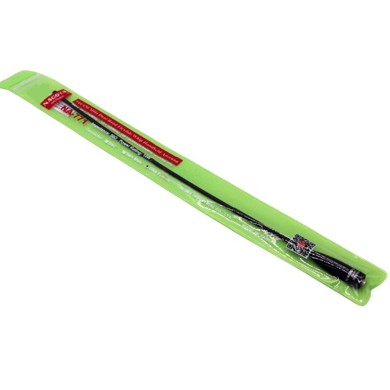 Nagoya NA-771 SMA-F Vrouwelijke Dual Band Vhf/Uhf 144/430Mhz Soft Antenne NA771 Voor UV-5R UV-82 BF-888S walkie Talkie Na 771 W0YE