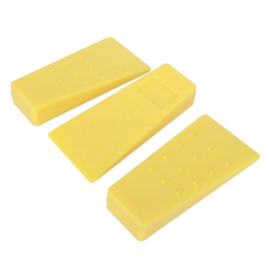 3Pcs 5.5 in Tree Felling Wedges Plastic High Impact Chainsaw Felling Cutting Wedges Chain Saw Accessories