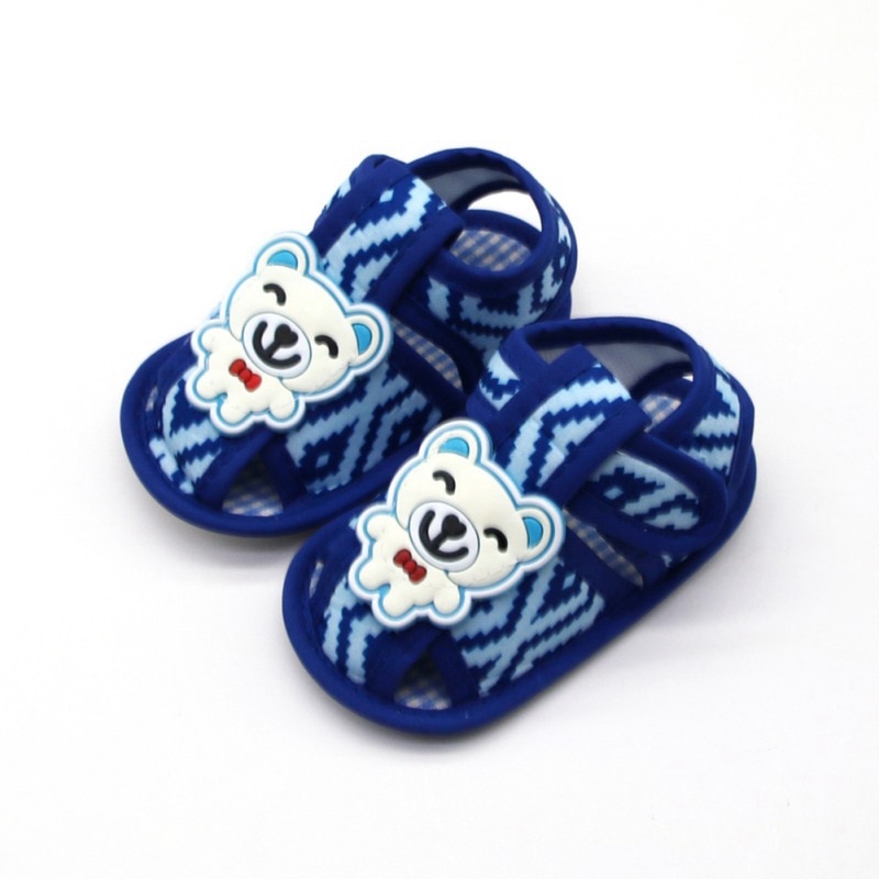 Newborn Infant Baby Girls Boys Summer Casual Sandal Shoes Cotton Gentleman Panda Print Soft Baby Shoes 0-18M