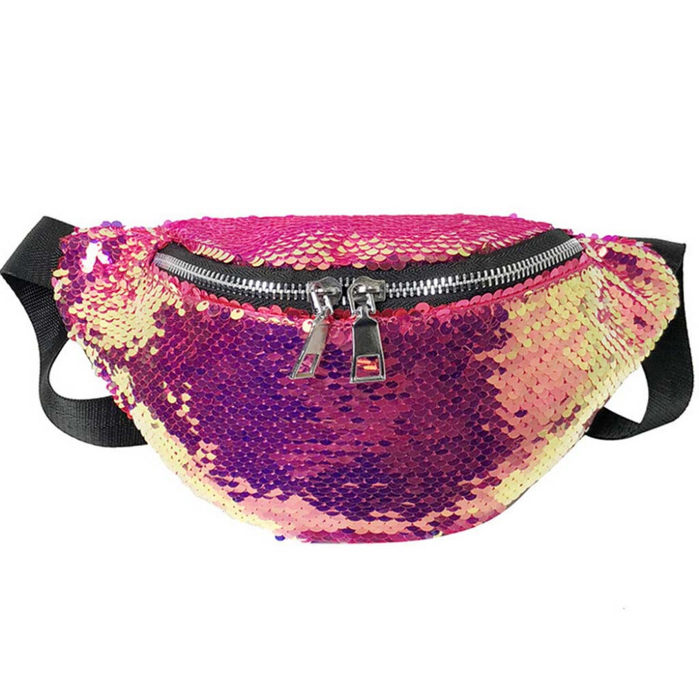 Mode dames tas toevallige trend zakken pailletten Messenger bag multifunctionele borst zak wilde schoudertas Y516