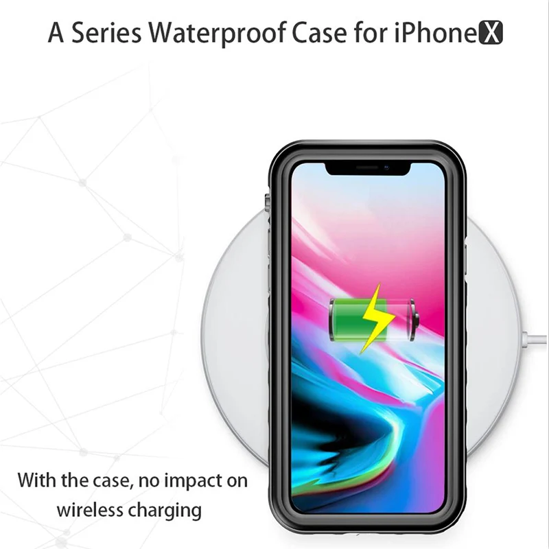 IP68 Waterproof Case For iPhone 6 6S 7 8 SE ShockProof 360 Full Cover Swim Diving Underwater Case For iPhone X XS XR XS Max