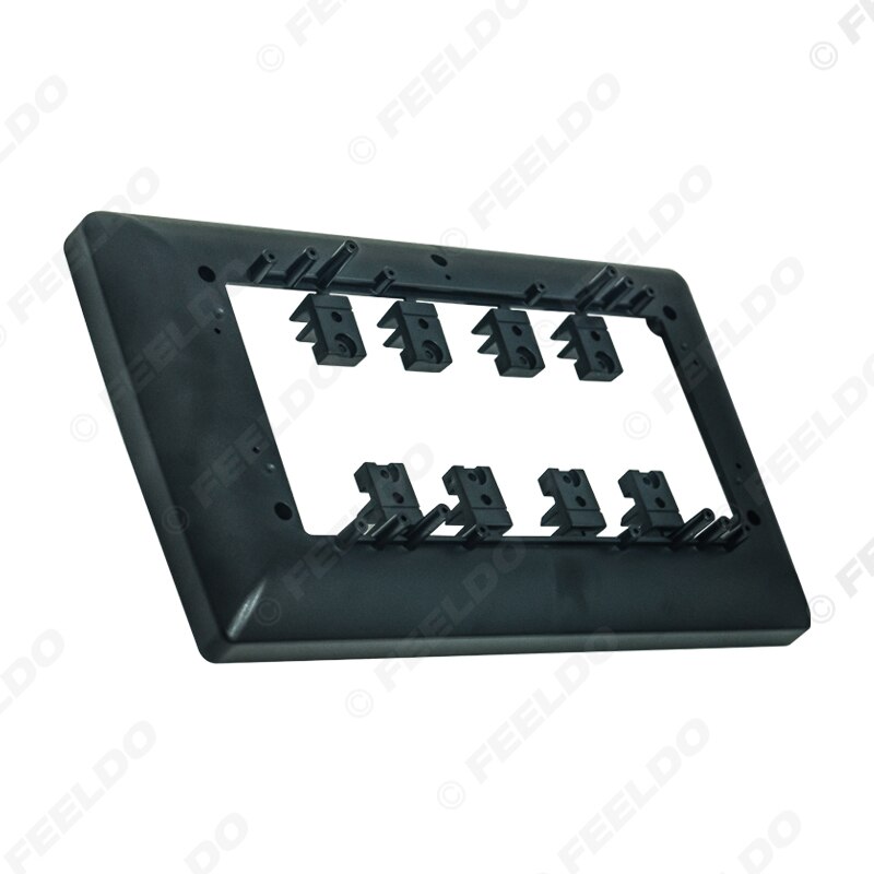 FEELDO Car Audio 7&quot; To 10.1&quot; Big Screen 2Din DVD Fascia Frame Adapter For Universal Cars 2Din Dash Installation Panel Frame Kit