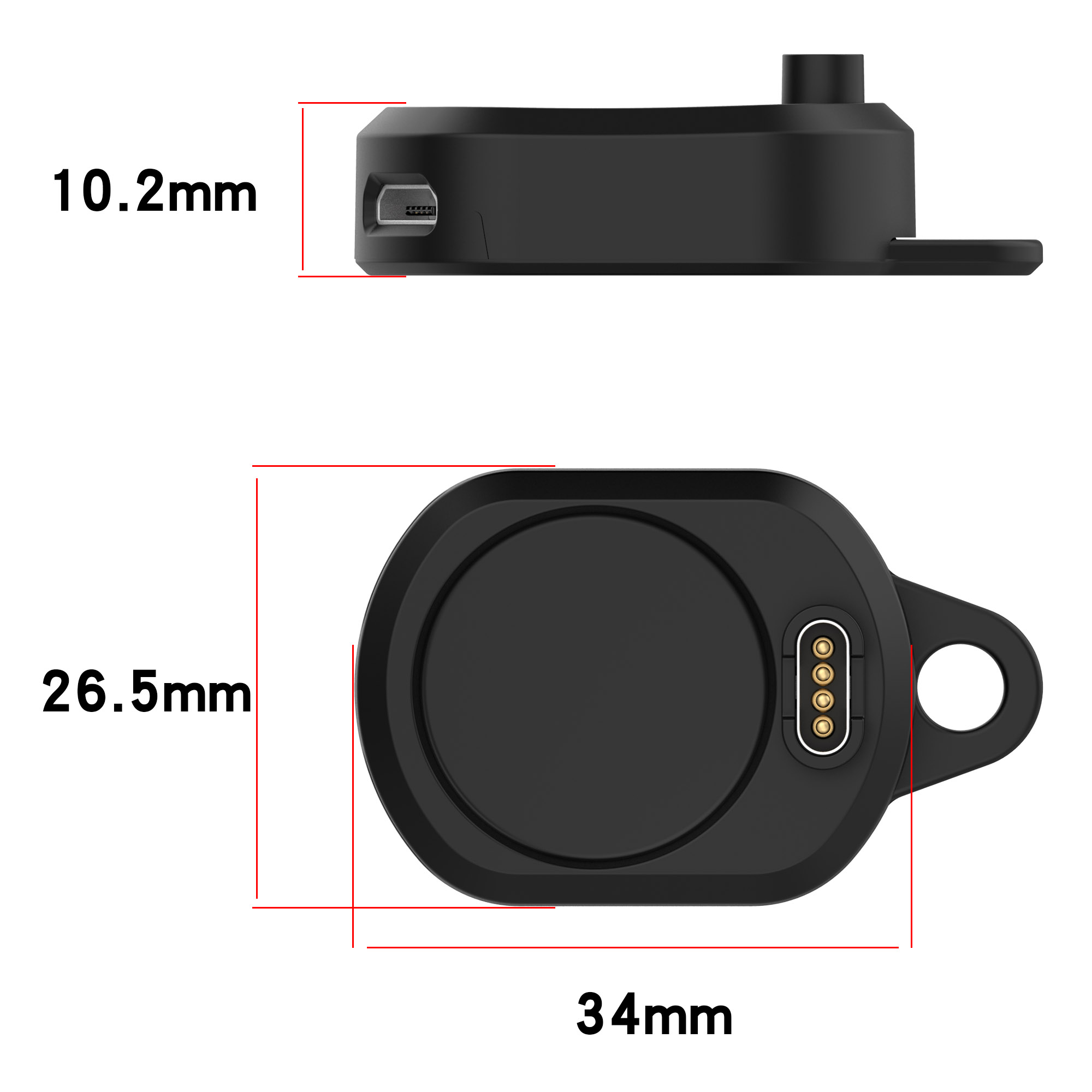 Adaptador de cargador de reloj 2 en 1 Tipo C/Micro Dock para Garmin Fenix 7 6 5 7x Instinct 2 Vivoactive 3 4 Venu 245 Forerunner 955 255