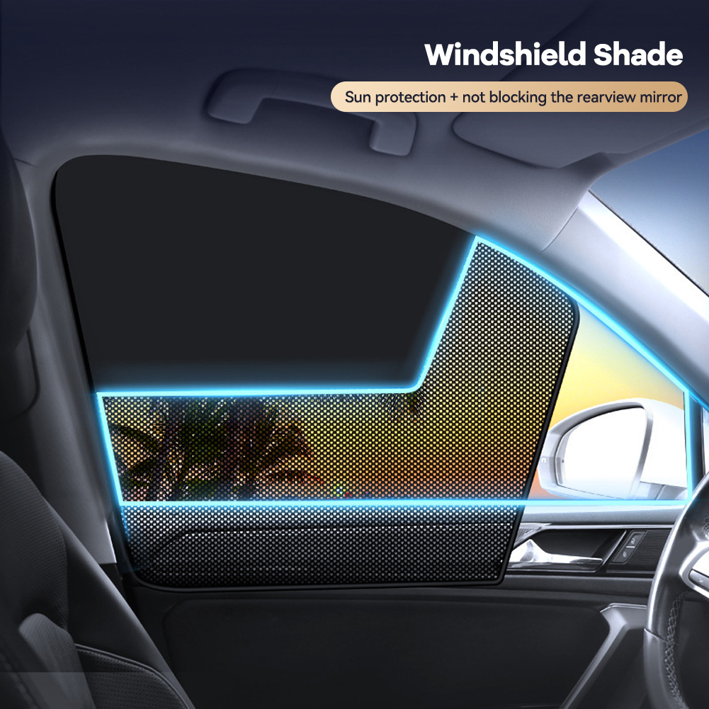 Magnetische Autoruit Shades Universele Duplex Auto Priavcy Gordijnen Zomer Beschermende Raam Schaduw voor Auto Camping Dutten Slapen