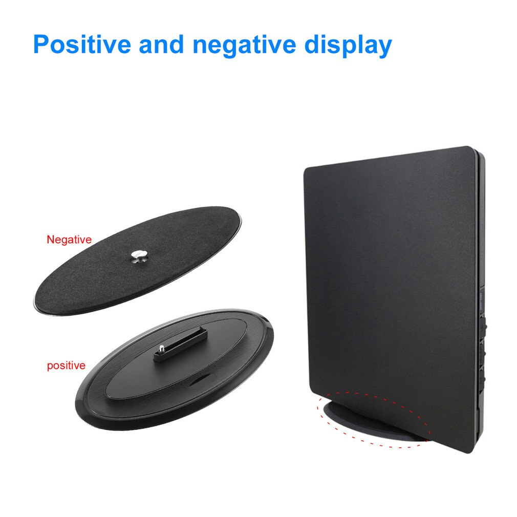 Support Vertical mince pour PS4 Station de montage mince Console de jeu peu encombrante Portable facile à utiliser Simple et esthétique