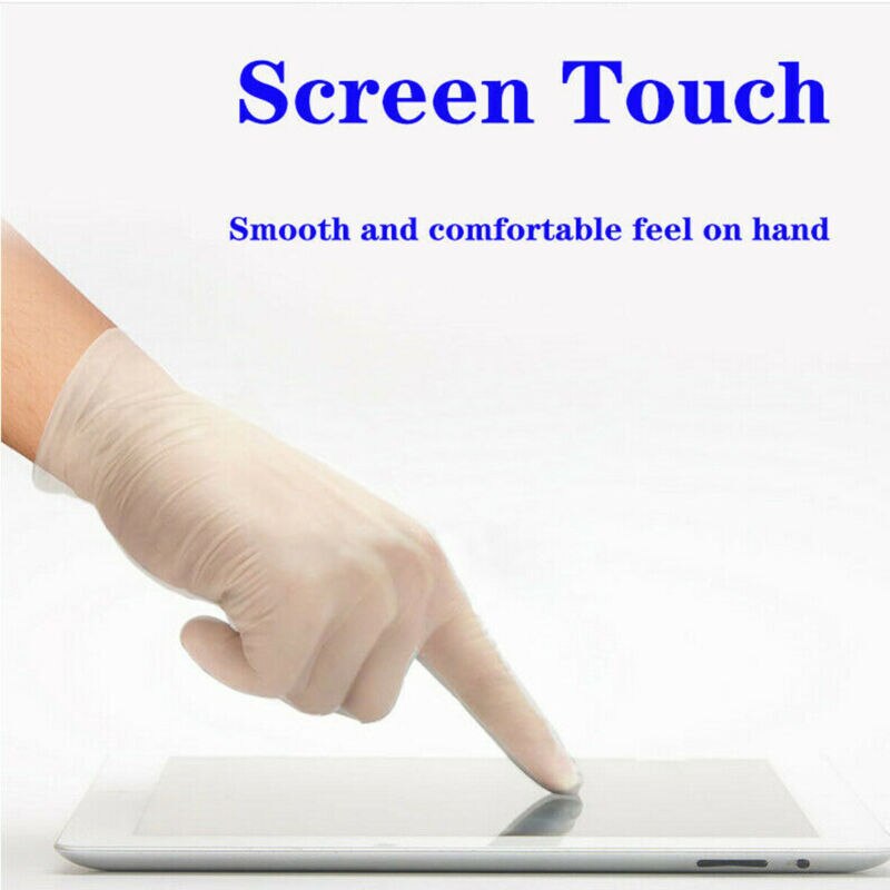 100 Stuks Wegwerphandschoenen Clear Pvc Handschoenen Huishoudelijke Schoonmaakmiddelen Office Home