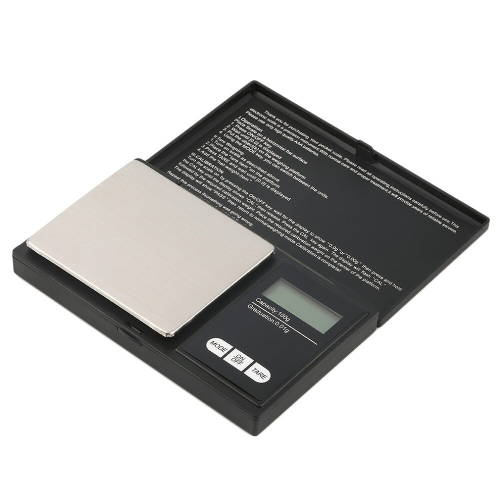 Mini 100g x 0.01g Electronic Jewelry Gold Gram Balance Gram Digital Pocket scale digital scales jewelry