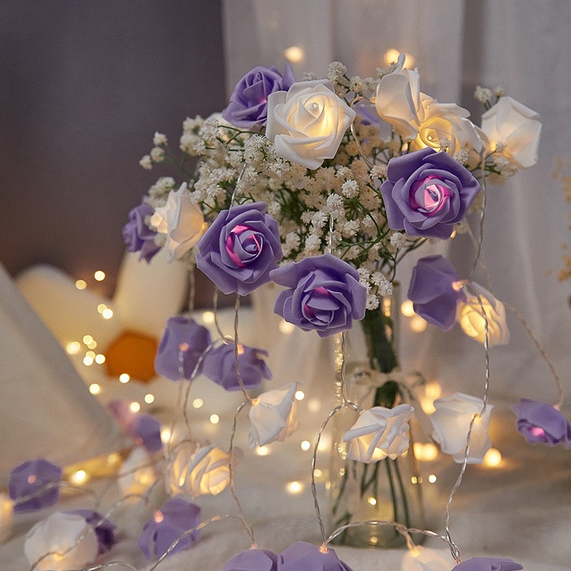 1.5m rosa luzes da corda luz de fadas corda casa decoração do jardim luz dia dos namorados diy festa decoração para casa suprimentos de casamento