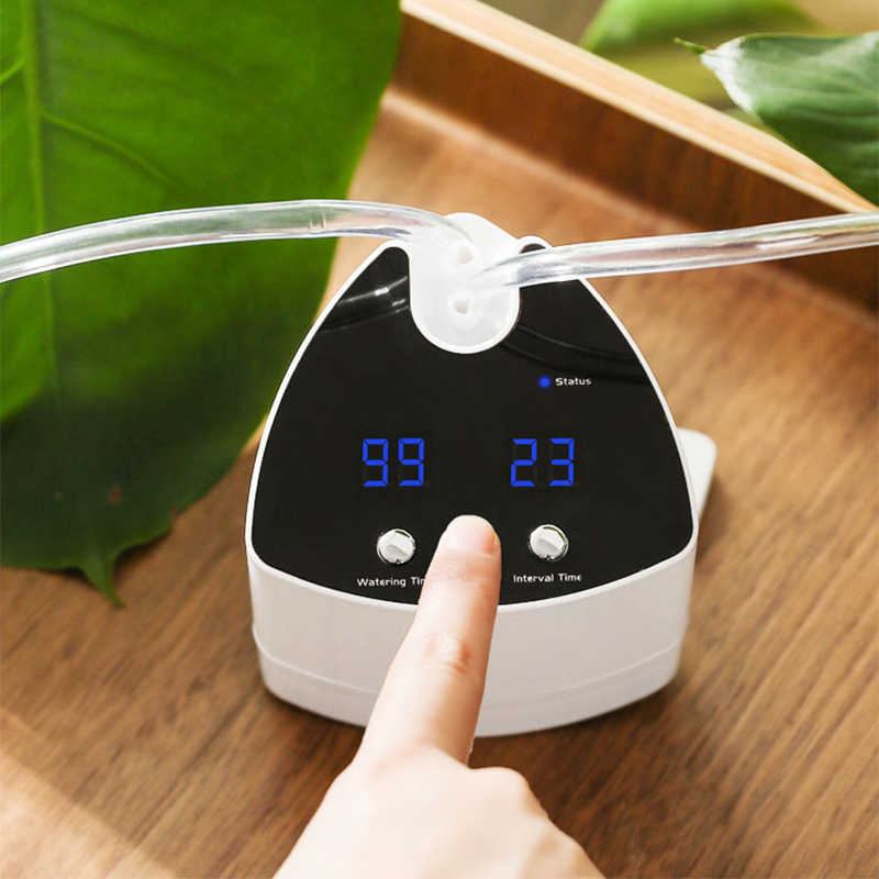 Drip Irrigation System Controller Indoor Automatic Plant Watering Device Garden Irrigation Kit Self Watering System for Bonsai