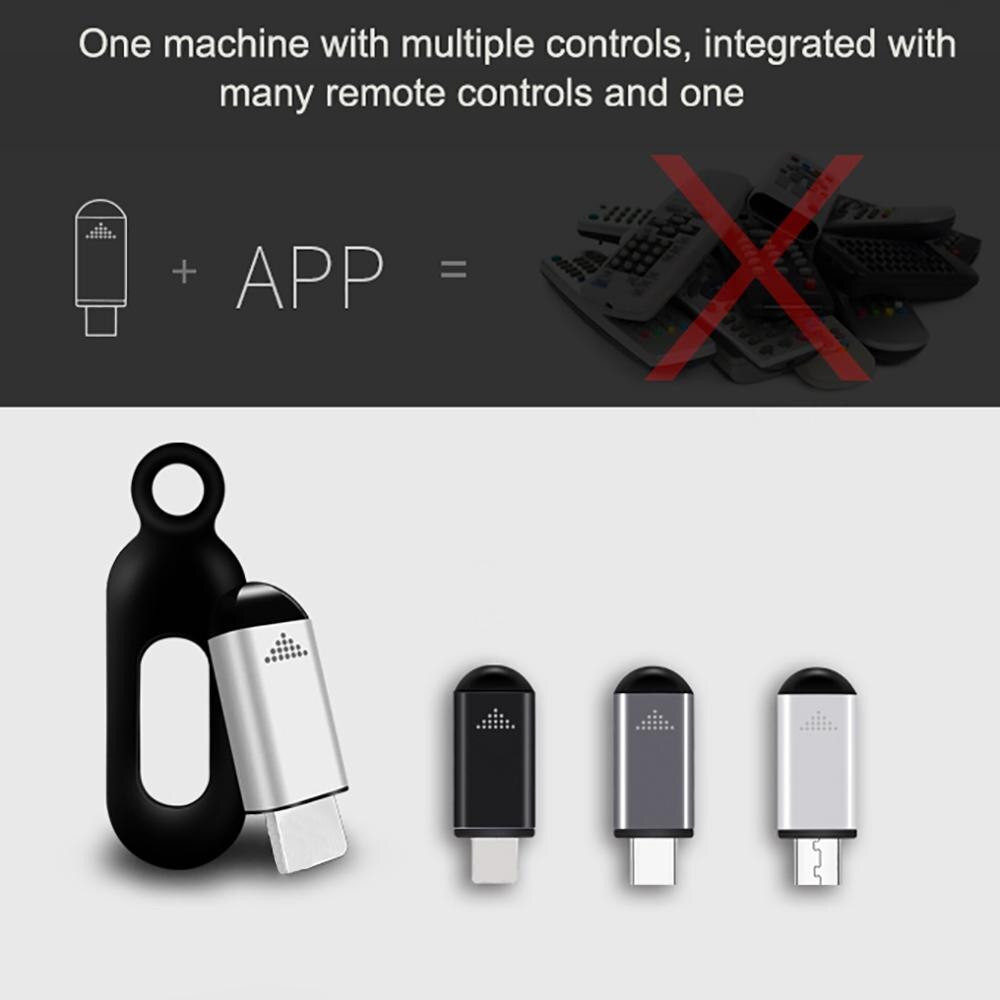 1PCS Infrared Mobile Phone Universal Remote Control For Iphone Lightning Interface Wireless Portable Remote Control