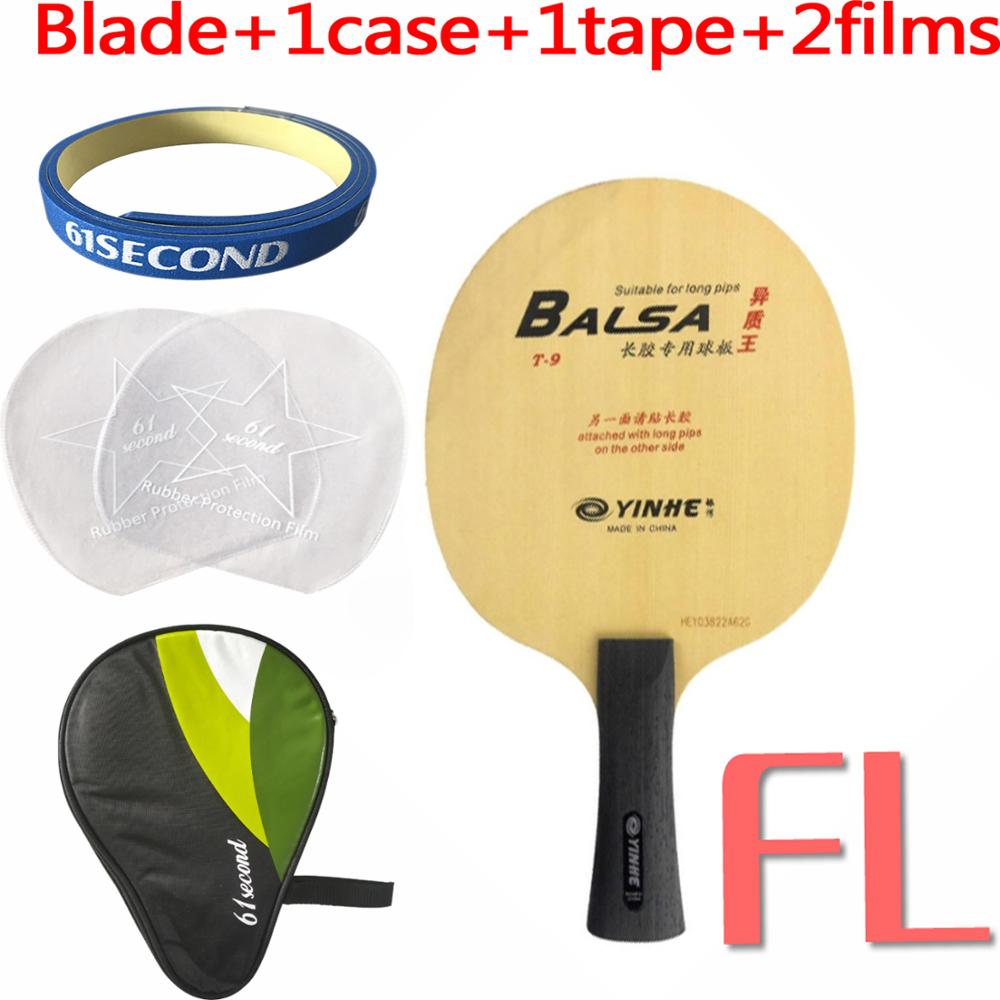 Yinhe via láctea galaxy T-9 t9 t 9 ténis de mesa pingpong lâmina: FL with H 1 case