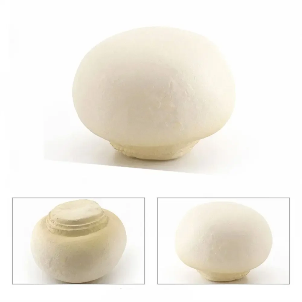 Modelo de vegetais estatuetas de fungos matsutake oyste simulação artificial cogumelo pleurotus planta modelo de fungo decoração de jardim: Violeta