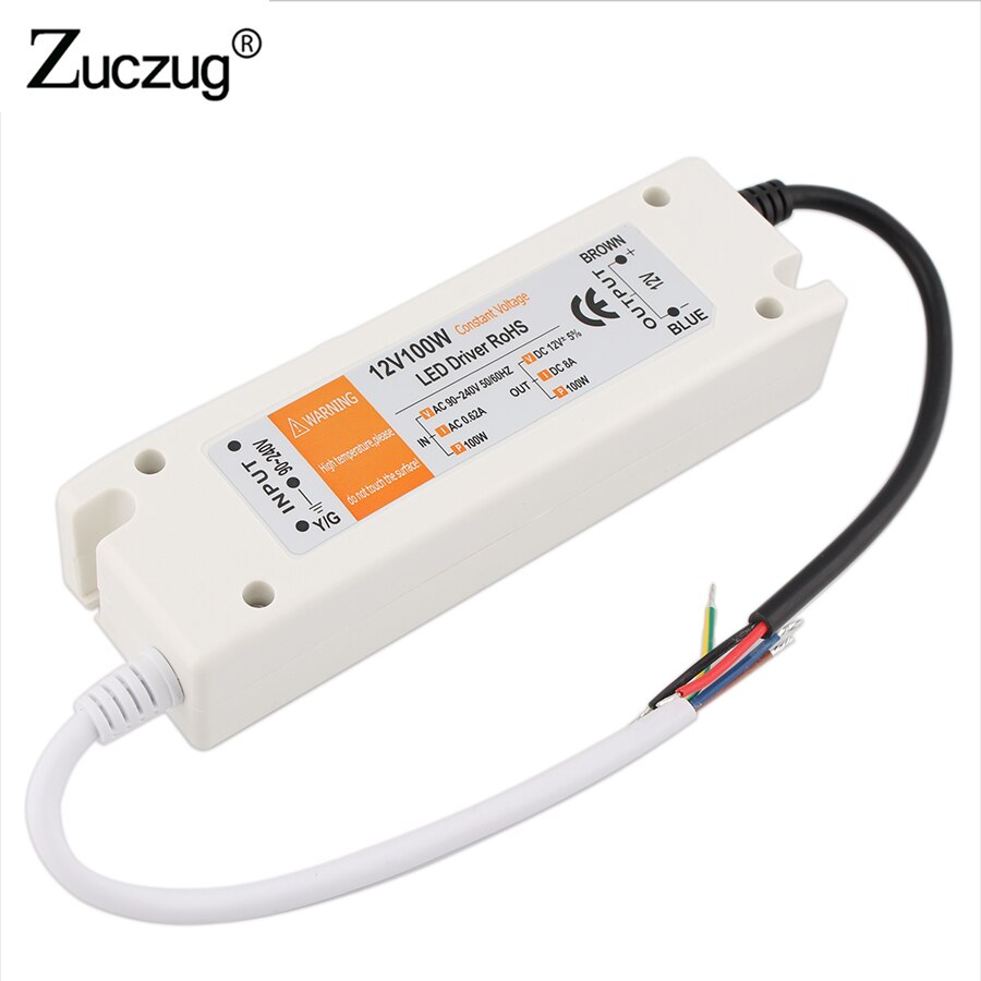 Adaptateur d'alimentation pour lampe Led, pilote d'alimentation 100 V à 12V 18W 36W 72W 220 W, transformateur d'éclairage lumière Led V