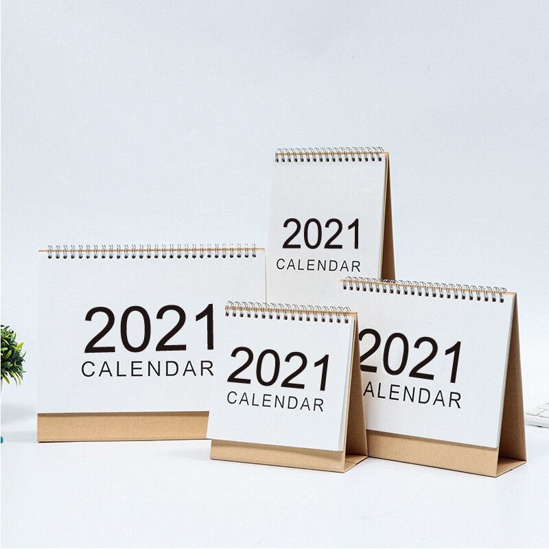 Simple Desktop Calendar Daily Schedule Table Planner Yearly Agenda Organizer Christmas Calendar Office Desk Decoration