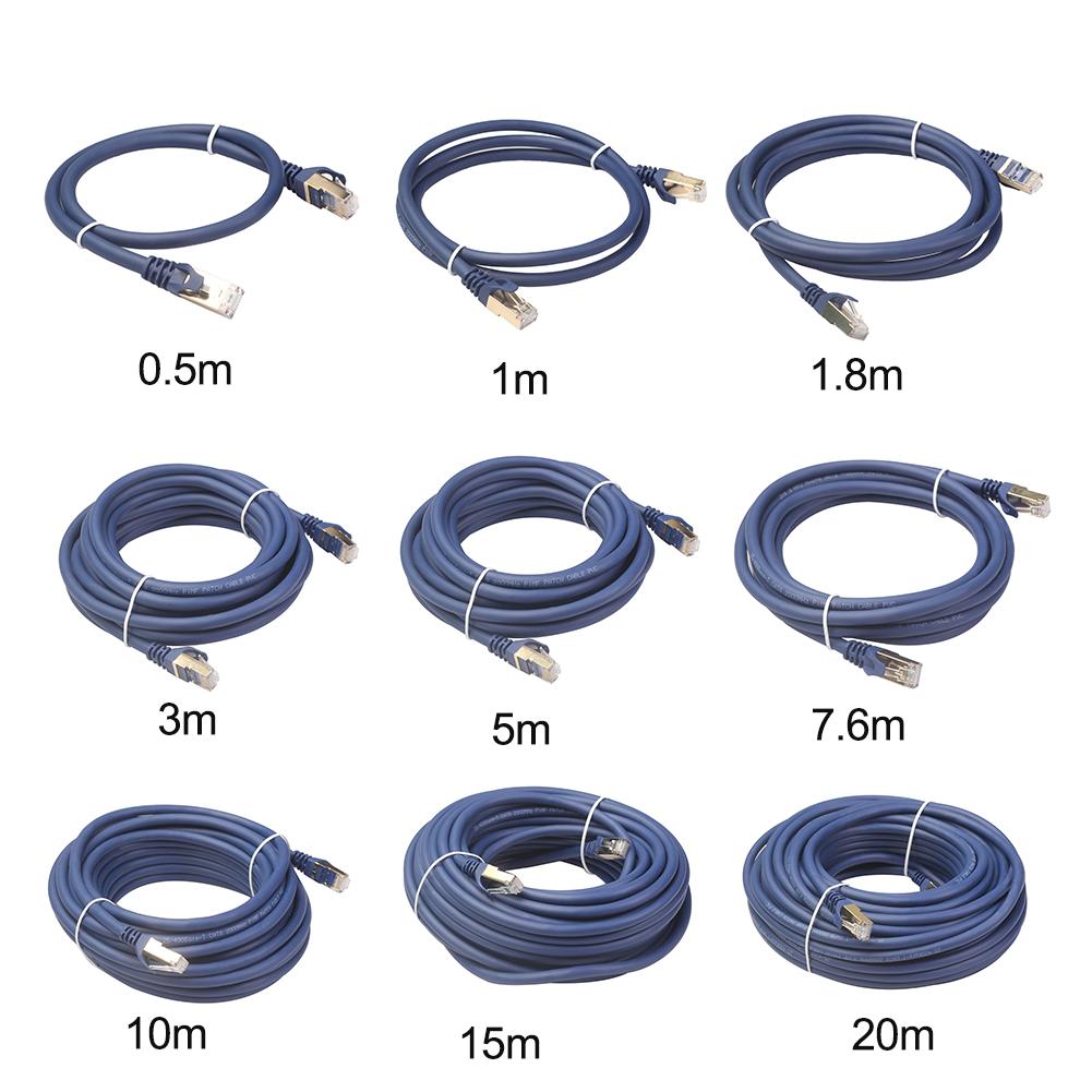 Cat5/Cat8 Cavo Ethernet RJ45 Cavo di Rete Cat 5 Cavo Lan Cat 8 RJ45 Patch Cavo di 10 m/ 15 m/20 m Per Router Del Computer Portatile Cavo Ethernet