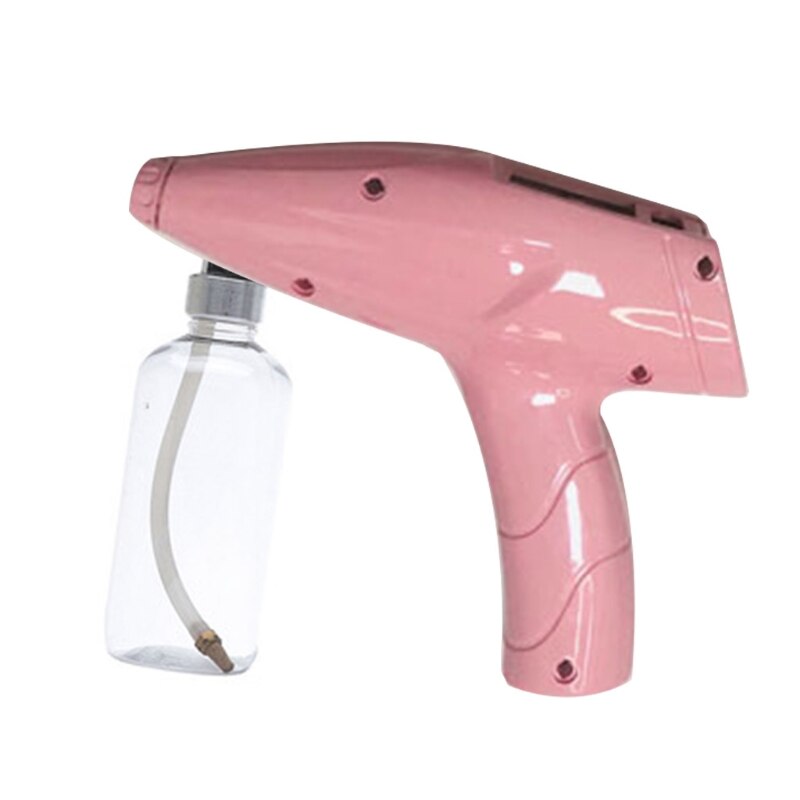 800Ml Blauw Licht Nano Verneveling Desinfectie Sproeier Handheld Oplaadbare: pink 200ml