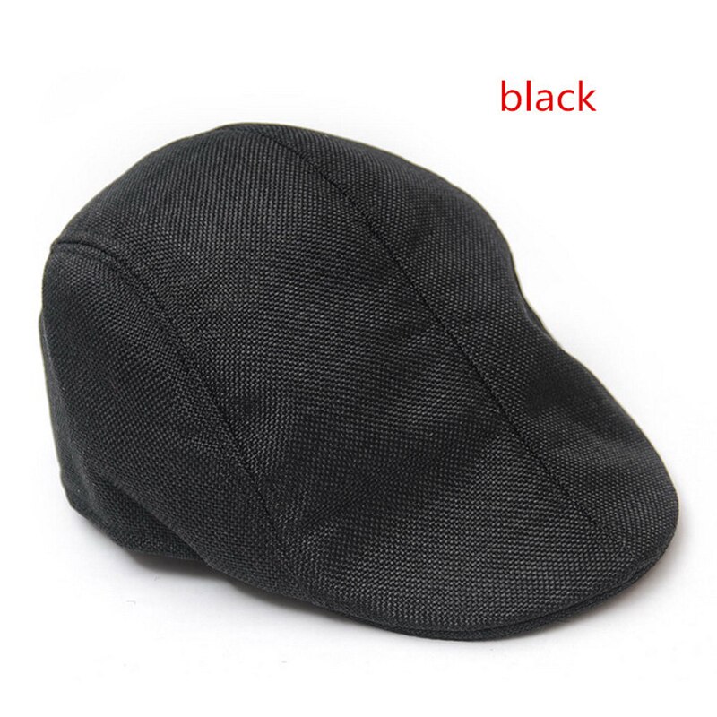 Zomer mannelijke vrouwen liefhebbers linnen baret comfortabele ademende mesh cap mode sunbonnet