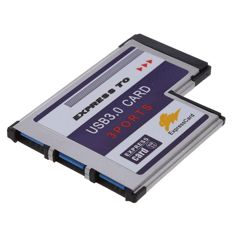 3 Port USB 3.0 Express Card 54mm PCMCIA Express Card for Laptop