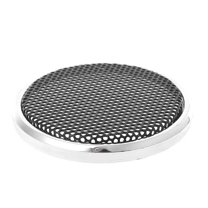 2 Pcs 50mm Speaker Steel Mesh Round Grill Protective Cover Decorative Circle 19QA