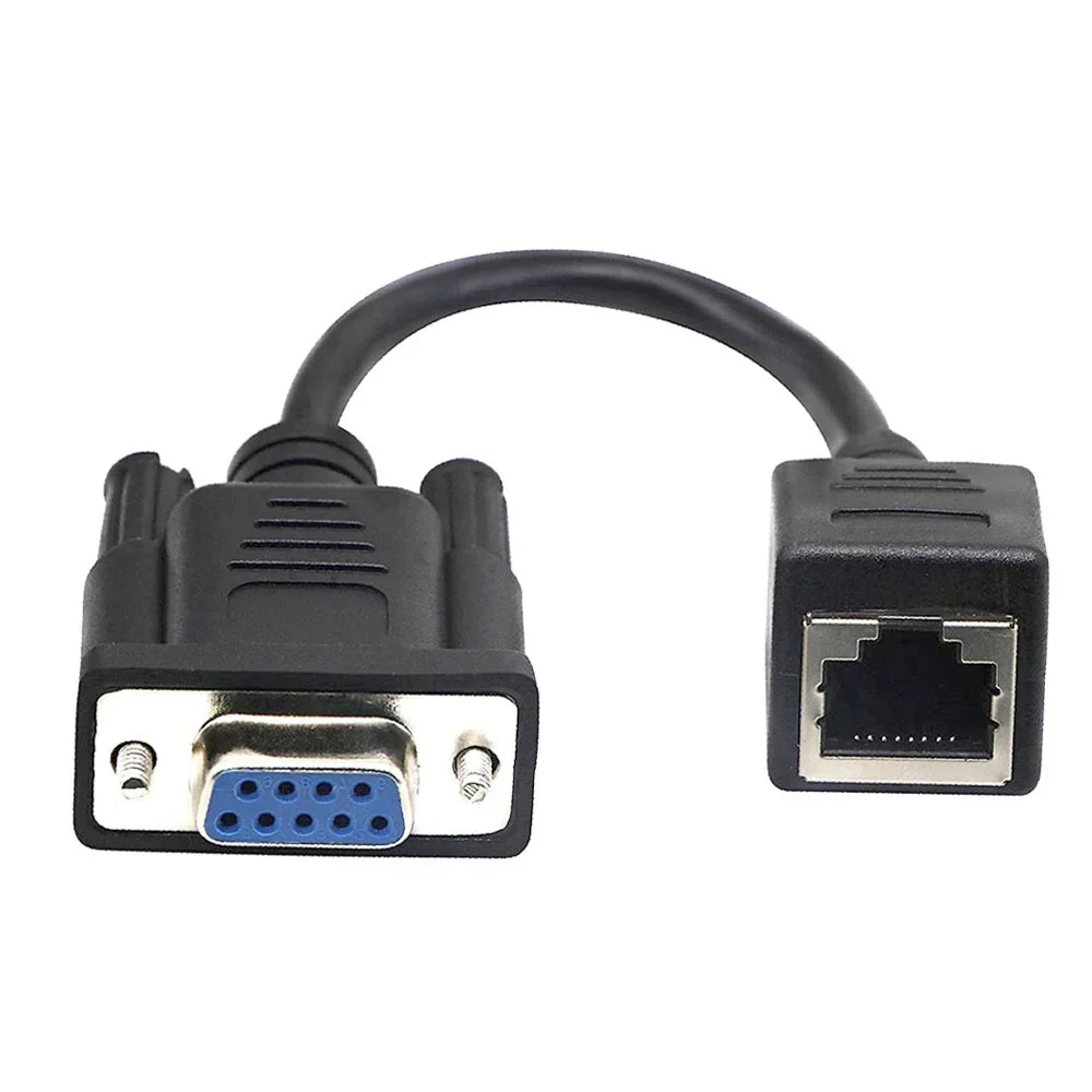 RJ45 naar VGA Extender Male naar LAN CAT5 CAT6 RJ45 Netwerk Ethernet Kabel Vrouwelijke Adapter Computer Extra Schakelaar Converter: Blauw
