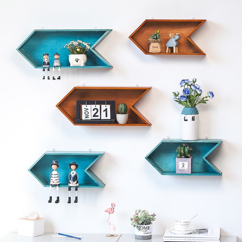 Muur home decorations pijl rekken Nordic stijl sla... – Grandado